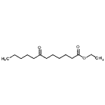 结构式 CAS# 58262-36-5, 乙基7-氧代月桂酸酯