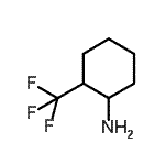 结构式 CAS# 58665-69-3, 2-(三氟甲基)环己胺