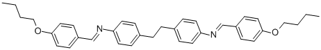 结构式 CAS# 59261-10-8, 1-(4-丁氧基苯基)-N-[4-[2-[4-[(4-丁氧基苯基)亚甲基氨基]苯基]乙基]苯基]甲亚胺