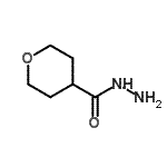 结构式 CAS# 59293-18-4, 四氢-2H-吡喃-4-甲酰肼