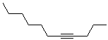 structure of CAS# 60212-31-9, 4-Undecyne;4-Undecyne;Sbb009001;4-C11h20