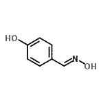 结构式 CAS# 60221-52-5, 4-[(E)-(羟基亚胺)甲基]苯酚