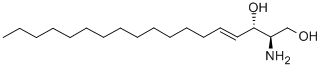 结构式 CAS# 6036-75-5, L-赤式-鞘氨醇