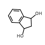 结构式 CAS# 60414-82-6, 1,3-茚满二醇