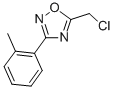 结构式 CAS# 60580-24-7, 5-(氯甲基)-3-(2-甲基苯基)-1,2,4-恶二唑