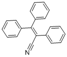 结构式 CAS# 6304-33-2, 2,3,3-三苯基丙烯腈