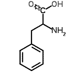 结构式 CAS# 64193-00-6, (<sup>13</sup>C)苯丙氨酸