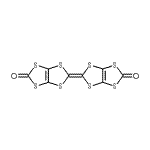 结构式 CAS# 64394-47-4, 5-(5-氧代[1,3]二硫杂环戊烯并[4,5-d][1,3]二硫醇-2-亚基)[1,3]二硫杂环戊烯并[4,5-d][1,3]二硫醇-2-酮