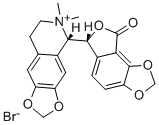 结构式 CAS# 66016-70-4, (-)-荷苞牡丹碱甲溴化物