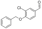 结构式 CAS# 66422-84-2, 4-(苄氧基)-3-氯苯甲醛