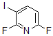 结构式 CAS# 685517-67-3, 2,6-二氟-3-碘-吡啶