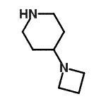 结构式 CAS# 686298-29-3, 4-(氮杂环丁-1-基)哌啶