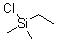 结构式 CAS# 6917-76-6, 氯乙基二甲基-硅烷