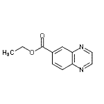 结构式 CAS# 6924-72-7, 乙基6-喹喔啉羧酸酯