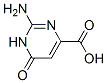 结构式 CAS# 6973-52-0, 2-氨基-1,6-二氢-6-氧代-4-嘧啶羧酸