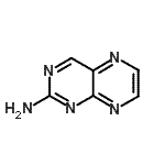 结构式 CAS# 700-81-2, 2-蝶啶胺
