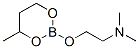 structure of CAS# 7024-33-1, Dimethyl-[2-(4-Methyl-[1,3,2]Dioxaborinan--Yloxy)-Ethyl]-Amine;Dimethyl-[2-[(4-Methyl-1,3,2-Dioxaborinan-2-Yl)Oxy]Ethyl]Amine;St5443808;Ethanamine, N,N-Dimethyl-2-((4-Methyl-1,3,2-Dioxaborinan-2-Yl)Oxy)-