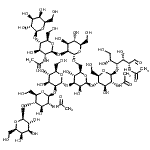 结构式 CAS# 71496-53-2, beta-D-吡喃半乳糖基-(1->4)-2-乙酰氨基-2-脱氧-beta-D-吡喃葡萄糖基-(1->2)-alpha-D-甘露糖基-(1->3)-[beta-D-吡喃半乳糖基-(1->4)-2-乙酰氨基-2-脱氧-beta-D-吡喃葡萄糖基-(1->2)-alpha-D-甘露糖基-(1->6)]-beta-D-甘露糖基-(1->4)-2-乙酰氨基-2-脱氧-beta-D-吡喃葡萄糖基-(1->4)-2-乙酰氨基-2-脱氧-D-葡萄糖