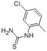 结构式 CAS# 72806-61-2, N-(5-氯-2-甲基苯基)-硫脲