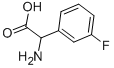 结构式 CAS# 7292-74-2, alpha-氨基-3-氟-苯乙酸