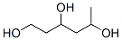 structure of CAS# 7327-66-4, Hexane-1,3,5-Triol;1,3,5-N-Hexanetriol