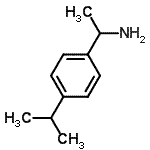 结构式 CAS# 73441-43-7, 1-(4-异丙基苯基)乙胺