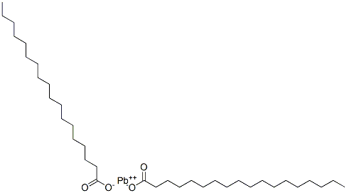 结构式 CAS# 7428-48-0, 硬脂酸铅盐