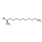 结构式 CAS# 74571-85-0, 2-溴-1-十二碳烯
