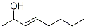 structure of CAS# 76649-14-4, 3-Octen-2-Ol;(E)-Oct-3-En-2-Ol;Nsc245472