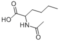 结构式 CAS# 7682-16-8, N-乙酰基-DL-正亮氨酸