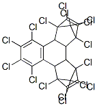 结构式 CAS# 80789-64-6, 1,2,3,4,5,6,7,8,9,10,11,12,13,13,14,14-十六氯-1,4,4a,4b,5,8,8a,12b-八氢-1,4:5,8-二甲桥三亚苯基