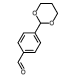 结构式 CAS# 81172-92-1, 4-(1,3-二恶烷-2-基)苯甲醛