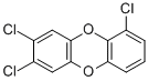 结构式 CAS# 82306-65-8, 1,7,8-三氯二苯并(b,e)(1,4)二恶英