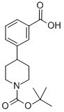 结构式 CAS# 828243-30-7, 3-(1-(叔丁氧羰基)哌啶-4-基)苯甲酸