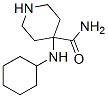 结构式 CAS# 83877-87-6, 4-(环己基氨基)哌啶-4-甲酰胺
