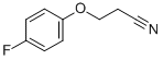 structure of CAS# 85169-02-4, 3-(4-Fluorophenoxy)Propionitrile;3-(4-Fluorophenoxy)Propionitrile;545902_Aldrich;3-(4-Fluorophenoxy)Propiononitrile