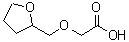 结构式 CAS# 854702-18-4, (四氢-2-呋喃基甲氧基)乙酸