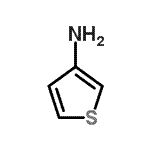 结构式 CAS# 861965-63-1, 3-噻吩胺