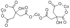 结构式 CAS# 866-81-9, 柠檬酸钴