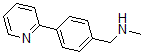 structure of CAS# 869901-08-6, N-Methyl-4-(2-Pyridinyl)-Benzenemethanamine;N-Methyl-N-(4-Pyridin-2-Ylbenzyl)Amine 97%;N-METHYL-N-(4-PYRIDIN-2-YLBENZYL)AMINE;N-Methyl-4-(Pyridin-2-Yl)Benzylamine