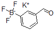 structure of CAS# 871231-44-6, Potassium trifluoro(3-formylphenyl)-Borate