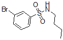 structure of CAS# 871269-09-9, 3-Bromo-N-Butyl-Benzenesulfonamide;3-Bromo-N-Butylbenzenesulphonamide 98%;3-BROMO-N-BUTYLBENZENESULPHONAMIDE;N-BUTYL 3-BROMOBENZENESULFONAMIDE