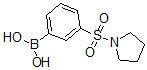 structure of CAS# 871329-61-2, B-[3-(1-Pyrrolidinylsulfonyl)Phenyl]-Boronic Acid;3-(Pyrrolidin-1-Ylsulphonyl)Benzeneboronic Acid 97%;3-(1-Pyrrolidinylsulfonyl)Benzeneboronic Acid, 97%;3-(PYRROLIDIN-1-YLSULPHONYL)BENZENEBORONIC ACID