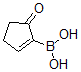 structure of CAS# 871329-71-4, B-(5-Oxo-1-Cyclopenten-1-Yl)-Boronic Acid