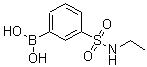 structure of CAS# 871329-76-9, [3-(Ethylsulfamoyl)phenyl]boronic acid;ethyl 3-boronobenzenesulfonamide