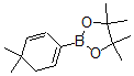 structure of CAS# 871333-97-0, 4,4-Dimethylcyclohexa-1,5-dienylboronic acid pinacol ester;2-(4,4-Dimethylcyclohexa-1,5-Dien-1-Yl)-4,4,5,5-Tetramethyl-1,3,2-Dioxaborolane;4,4-Dimethylcyclohexa-1,5-Diene-1-Boronic Acid Pinacol Ester, 96%;4,4-Dimethylcyclohexa-1,5-Dienylboronic Acid Pinacol Ester 96%