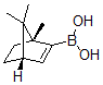 structure of CAS# 871333-99-2, B-[(1S,4R)-1,7,7-Trimethylbicyclo[2.2.1]Hept-2-En-2-Yl]-Boronic Acid;(1S)-1,7,7-Trimethylbicyclo[2.2.1]Hept-2-En-2-Ylboronic Acid 95%;(1S)-1,7,7-TRIMETHYLBICYCLO[2.2.1]HEPT-2-EN-2-YLBORONIC ACID;(1S)-1,7,7-Trimethylbicyclo[2.2.1)Hept-2-En-2-Ylboronic