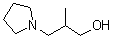 structure of CAS# 873376-29-5, 2-Methyl-3-(1-pyrrolidinyl)-1-propanol;2-methyl-3-(1-pyrrolidinyl)-1-propanol;2-Methyl-3-pyrrolidin-1-ylpropan-1-ol;2-Methyl-3-pyrrolidin-1-yl-propan-1-ol
