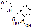 structure of CAS# 874219-17-7, B-[2-(4-Morpholinylcarbonyl)Phenyl]-Boronic Acid;2-(Morpholin-4-Ylcarbonyl)Benzeneboronic Acid 95%;2-(4-Morpholinylcarbonyl)Benzeneboronic Acid, 95%;2-(N-MORPHOLINE-4-CARBONYL)PHENYLBORONIC ACID