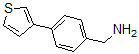 结构式 CAS# 876317-18-9, 4-(3-噻吩基)-苯甲胺